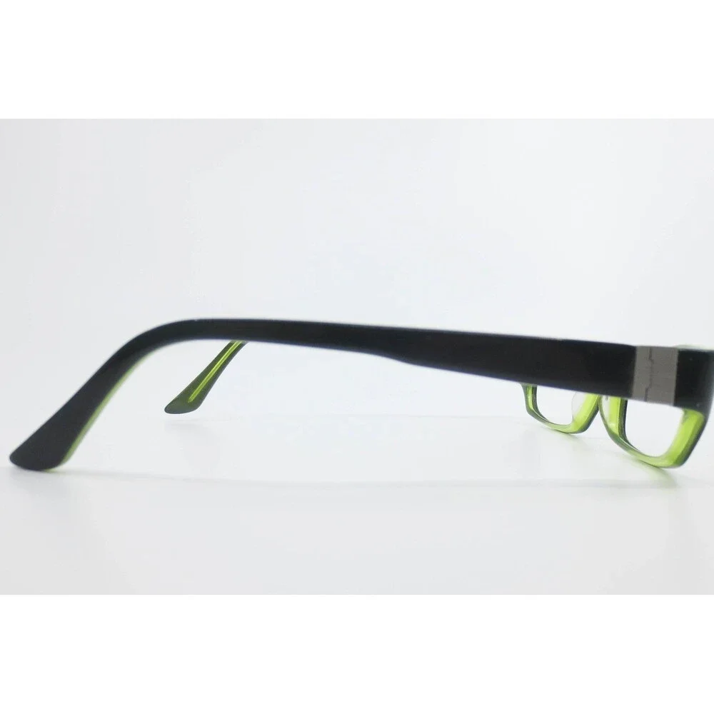 ProDesign Denmark 7601 c.9532 Black Lime Green Rectangular Eyeglasses 51-16-135